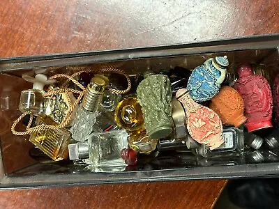 Vintage Perfume Mini Bottle Lot Collection Over 50 Bottles Bargain • $199