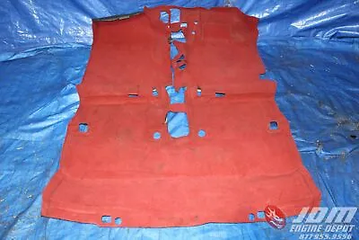 02 05 Honda Civic Type R Ep3 Ctr Oem Red Rhd Carpet #7 Jdm K20a • $349