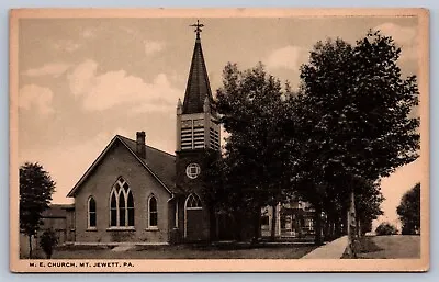 Postcard Mt. Jewett PA M.E. Church • $5.95