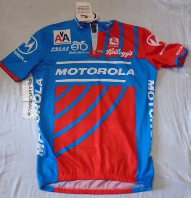 Vintage Giordana Motorola Eddy Merckx Cycling Team Jersey Shirt Size Medium • $82