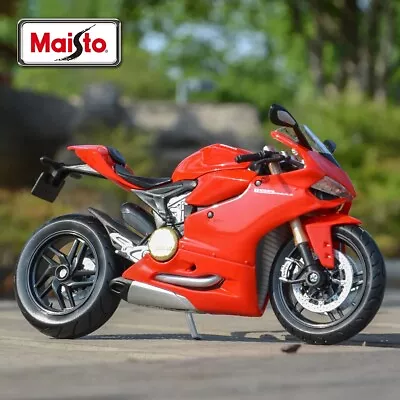 MAISTO 1:18 DUCATI 1199 PANIGALE MOTORCYCLE DIECAST MODEL Collection Toy Gift US • $18.99