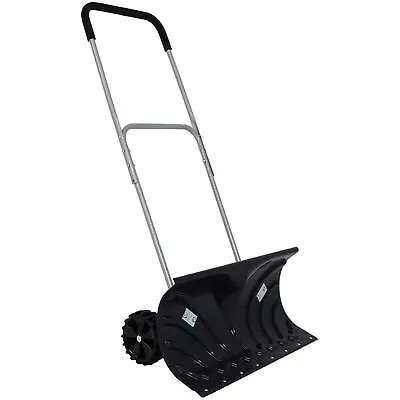 Black-C.A.S.L-B.R.A.N.D.S Adjustable Rolling 26  Snow Pusher With 6  Wheels|672 • $78.50