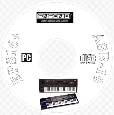 $14.11 • Buy Ensoniq EPS16 + (Plus) / ASR-10 Sound Library, Manual, MIDI Software & Editor CD