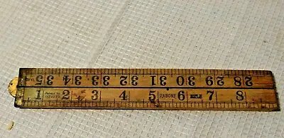 Antique Boxwood Folding Ruler 36 No. 1167 Rabone & Sons Made In England  • $39.99
