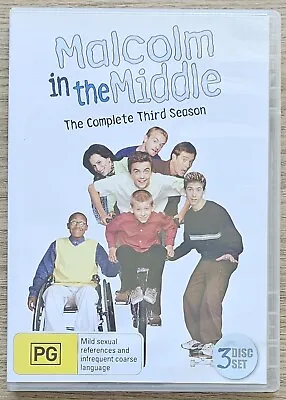 ^ Malcolm In The Middle: The Complete Third Season 3 ~ DVD ~ Region 4 • $12.84