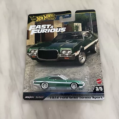 Hot Wheels Premium Fast And Furious 1972 Ford Gran Torino Sport 2024 • £8.99