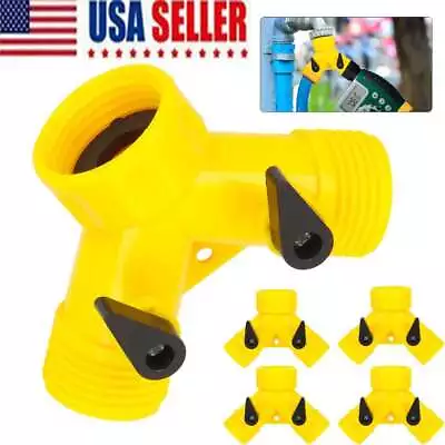 Water Hose Splitter Heavy Duty 2 Way Y Valve 3/4  Female Connector Garden Lots • $5.97