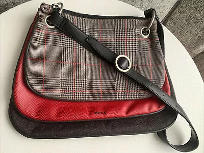 £10.10 • Buy Ladies Brown /red Designer Shoulder Bag (3section) By”MEXX”