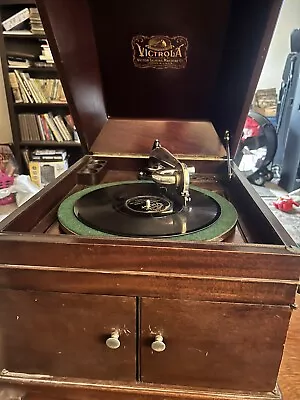 Victrola XX-IX Victor Talking Machine Tabletop Hand Crank Vintage Phonograph • $1200