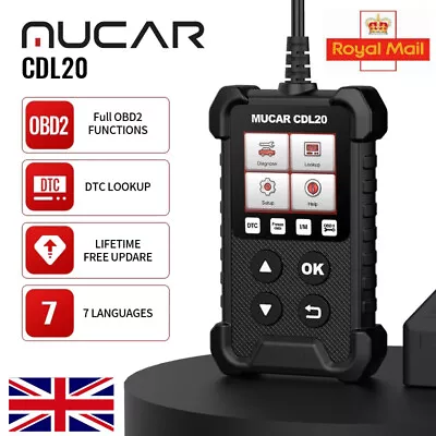 OBD2 Scanner OBD Fault Code Reader Car Check Engine Automotive Diagnostic Tool • £15.99