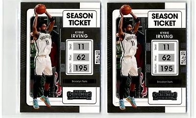 Kyrie Irving Lot Of (2) 2021-22 Panini Contenders Season Ticket #74 • $1.09