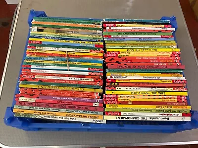 Job Lot Ladybird Books From Diffrent Years 68 Books • £19.99