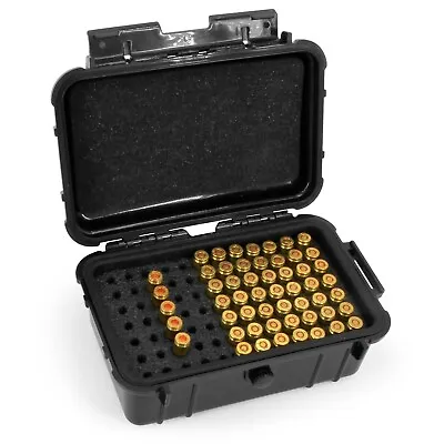 CM 9mm Ammo Box Fits 84 9mm Bullets In Waterproof Ammo Case With Ammo Crate Foam • $24.99