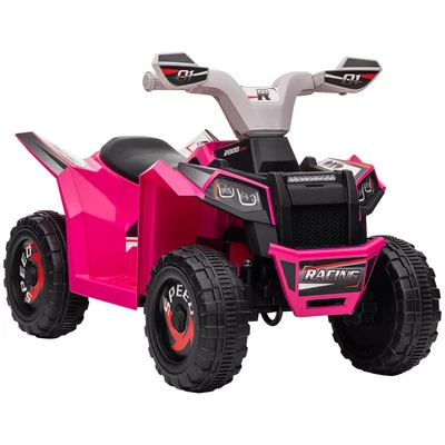 £40.99 • Buy HOMCOM Electric Quad Bike, 6V Kids Ride-On ATV, For Ages 18-36 Months - Pink