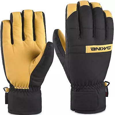 DAKINE Nova Short Winter Snow Gloves-M- NEW-tan Leather Insulated Ski/Snowboard • $29.99