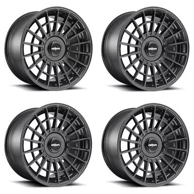 Set 4 Rotiform R142 Las-R 19x8.5 5x105 5x120 Matte Black Wheels 19  35mm • $1612