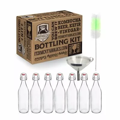 $39.99 • Buy Kombucha Swing Top Bottling Kit - High-Pressure Bottles For Fermentation