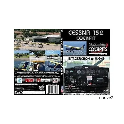 Airutopia Cessna 152 Cockpit-Introd Flight Series- Learn How To Fly  DVD Video • $16.84