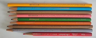   VINTAGE ~ 9 SRA Code 3-2699  Multilevel Learning Laboratories COLORED PENCILS  • $11.99