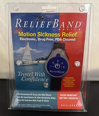 Relief Band Classic Explorer Nausea/motion Sickness Device New In Package • $69.99