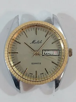 (repair Parts) Michele Watch Vintage Automatic Day Date Hong Kong  • $14.99