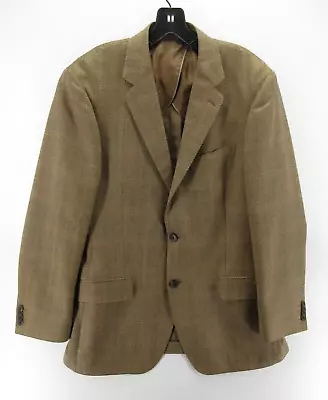 Paul Betenly Jacket Men 40 Brown Blazer Lanificio Filarte Silk Cashmere Coat • $47.99