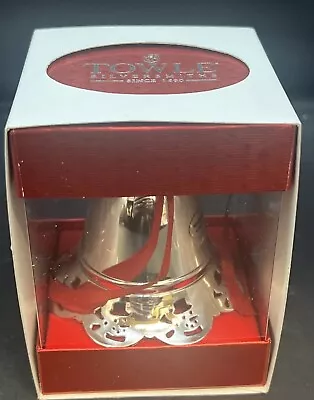 Towle Silversmiths 2007 Silver Plated Pierced Annual Christmas Bell Musical MIB • $19.99