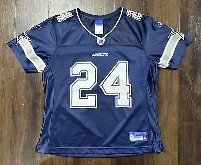 Reebok NFL Marion Barber # 24 Dallas Cowboys Football Jersey Womens L • $27.95