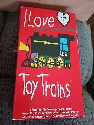 TM Books & Video  I Love Toy Trains  Part 2 VHS Tape • $7.49