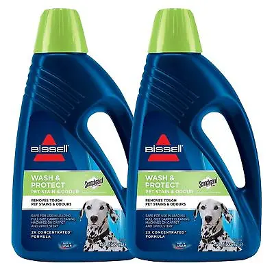 £29.99 • Buy 2 X BISSELL Wash & Protect - 1L Pet Stain & Odour With Scotchgard