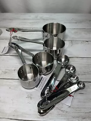 All-Clad Stainless-Steel Measuring Cups & Measuring Spoons Set - New With Tags • $43.99