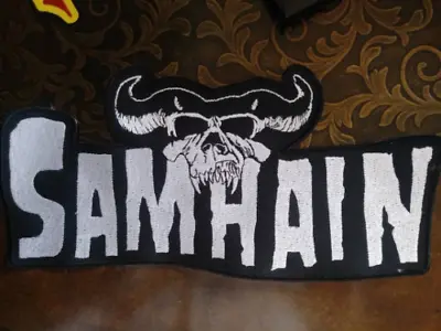 Samhain BACK Patch Large Embroidered Misfits Danzig Metal Patch High-quality • $16.01