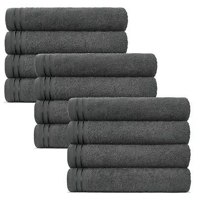 Luxury 100% Egyptian Cotton 4x Hand Towels For Bathroom Super Soft Towel 500 GSM • £7.99