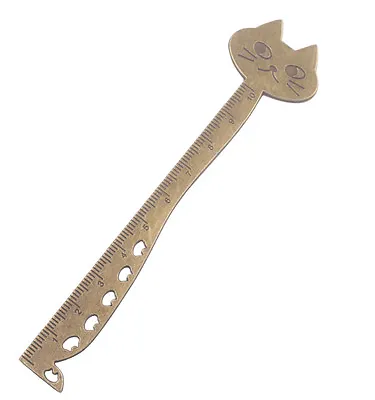 Bookmark - Cat Bookmark Ruler - Bronze Colour • £3.80