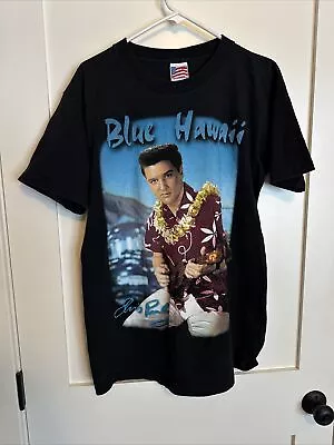 Officially Licensed Product Elvis Presley Blue Hawaii T-Shirt Size Large 1996 • $19.99