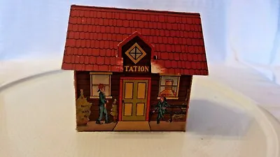 O Scale Vintage 1940's Cardboard Fire Station No. 1 Building Made In USA • $22.50