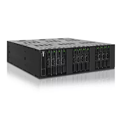 ICY DOCK ToughArmor MB872MP-B 12x M.2 SATA SSD Bays 3 X OCuLink (SFF-8612) Con • £488.10