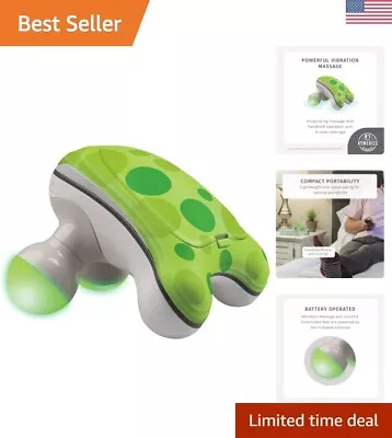 Marble Design Handheld Mini Massager With LED Light - Cord-Free Relaxation • $11.99