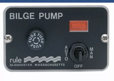 Rule 41 Bilge Pump Panel Switch Light Auto/Off/Manual 3-Way Toggle Switch 29-41 • $39.95