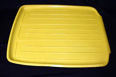 Vintage Rubbermaid Dish Drainer Tray Drainboard HARD RUBBER 1181 Yellow 16 X20  • $49.95