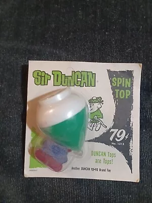 Sir Duncan Spin Top No. 1313 Green Duncan NIB NOS Vintage  • $25