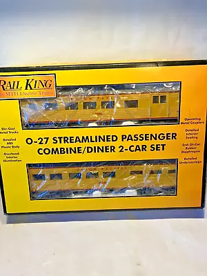 Railking O Gauge Union Pacific Streamline Combine/diner Set  2 Pcs. Set #30-6034 • $79