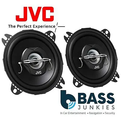 JVC 10cm 4 Inch 420 Watts 2 Way Front Dash Speakers Pair Fits Seat Arosa 1997-04 • £19.95