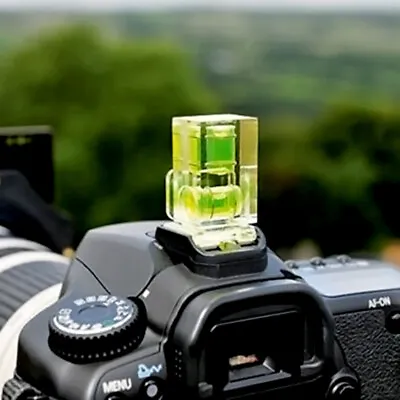 New 2 Axis Bubble Spirit Level Hot Shoe Cover Cap For Camera NEW • $1.40