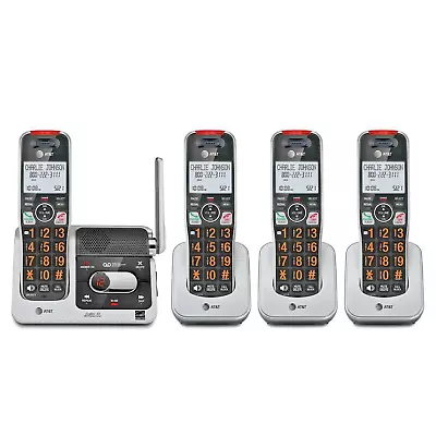 AT&T BL102-4 DECT 6.0 4-Handset Cordless Caller ID Phone W/Answering System • $68.95