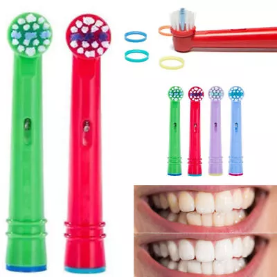 Replacement Kids Toothbrush Heads Compatible With Oral B Electric Toothbrush AU+ • $10.49
