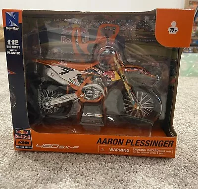 NewRay 1:12 MXS Aaron Plessinger Ktm  Dirt Bike Toy Moto X 250sxf • $35