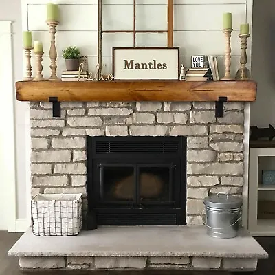 Reclaimed Wooden Mantle Beam 14cm X 7cm | Handmade Solid Wood Pine Timber Style! • £41.95