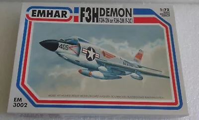 New Emhar Models F3h Demon F3h-2n Or F3h-2m (f-3c) 1:72 Scale Model Kit 3002 • $24.99