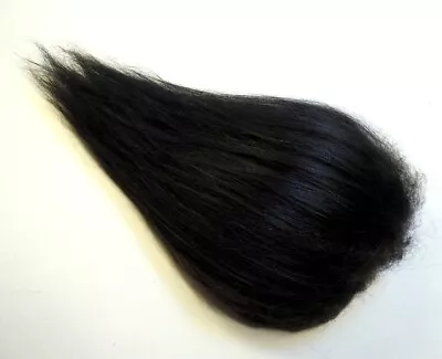 Troll Wig Replacement Icelandic Mohair Doll Hair 5 X 3  Black Free Shipping • $16.49